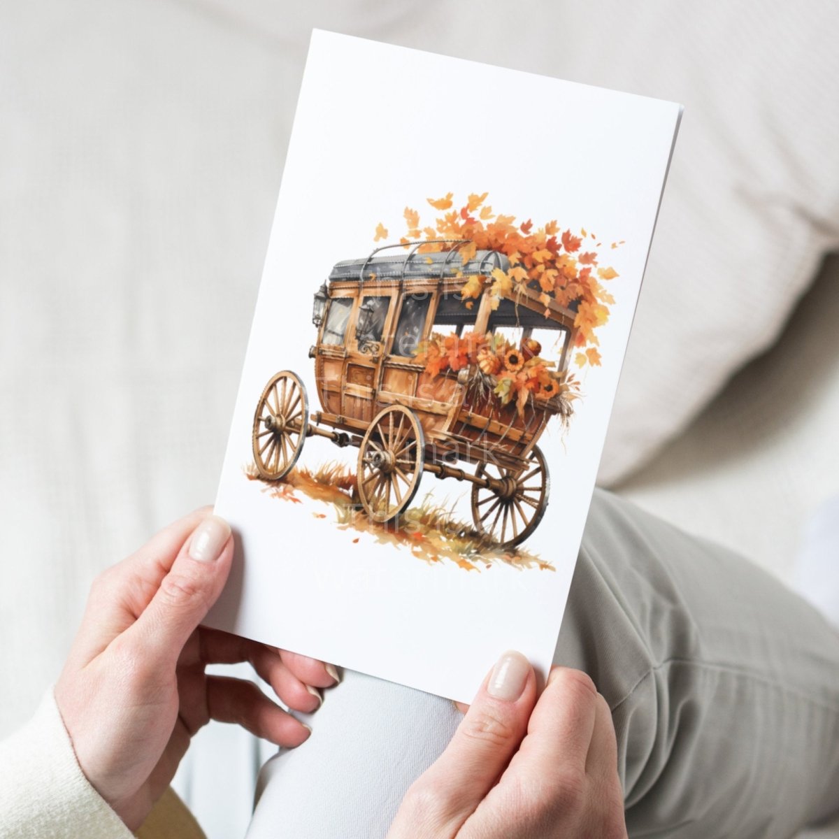 Old Horse Wagon Autumn Decoration 7+7 PNG Clip Art Bundle for Thanksgiving Sublimation Tumbler Card Making T-Shirt Farmers Market Graphic - Everything Pixel