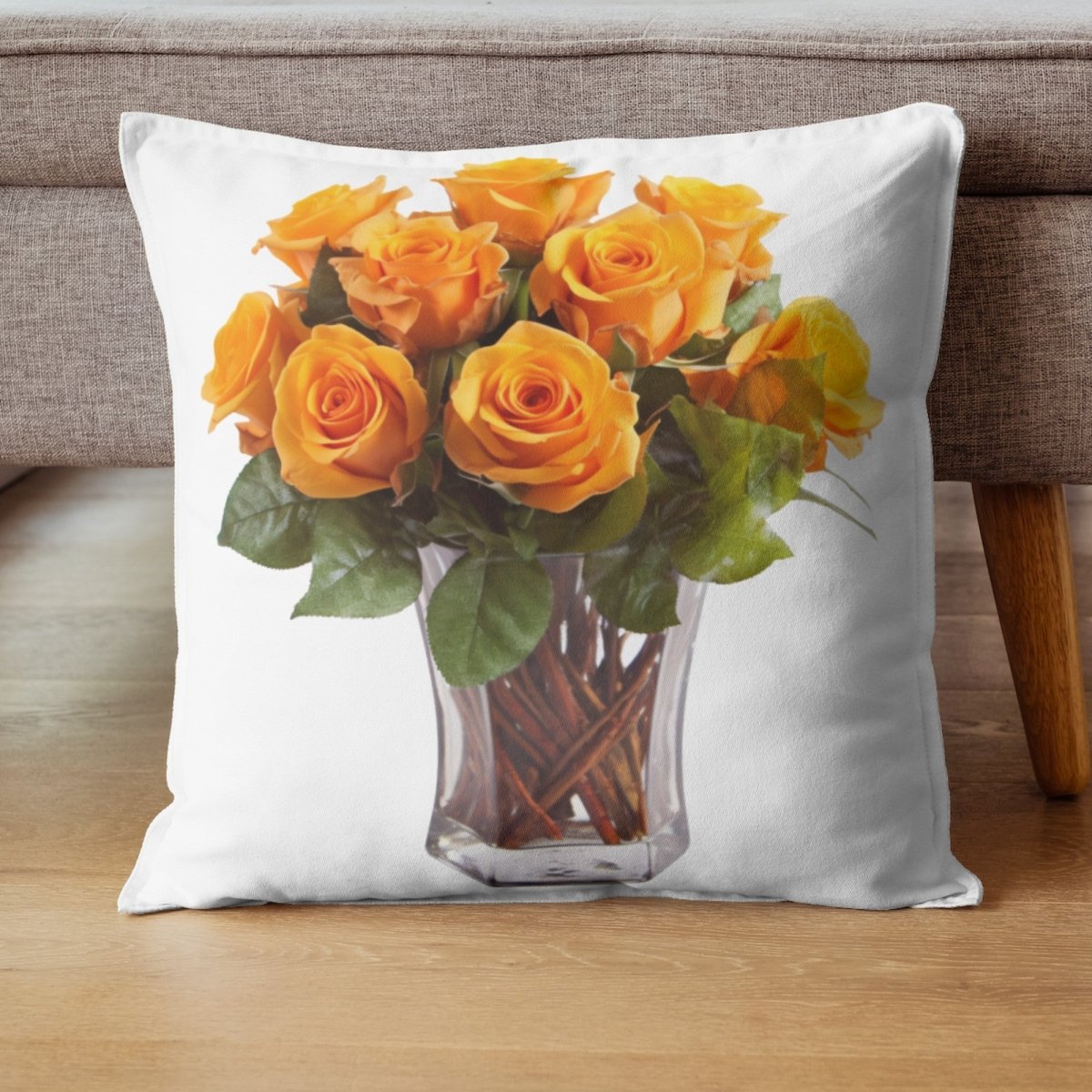 Orange Roses in Vase 6+6 PNG Bundle for Sublimation Clipart - Everything Pixel