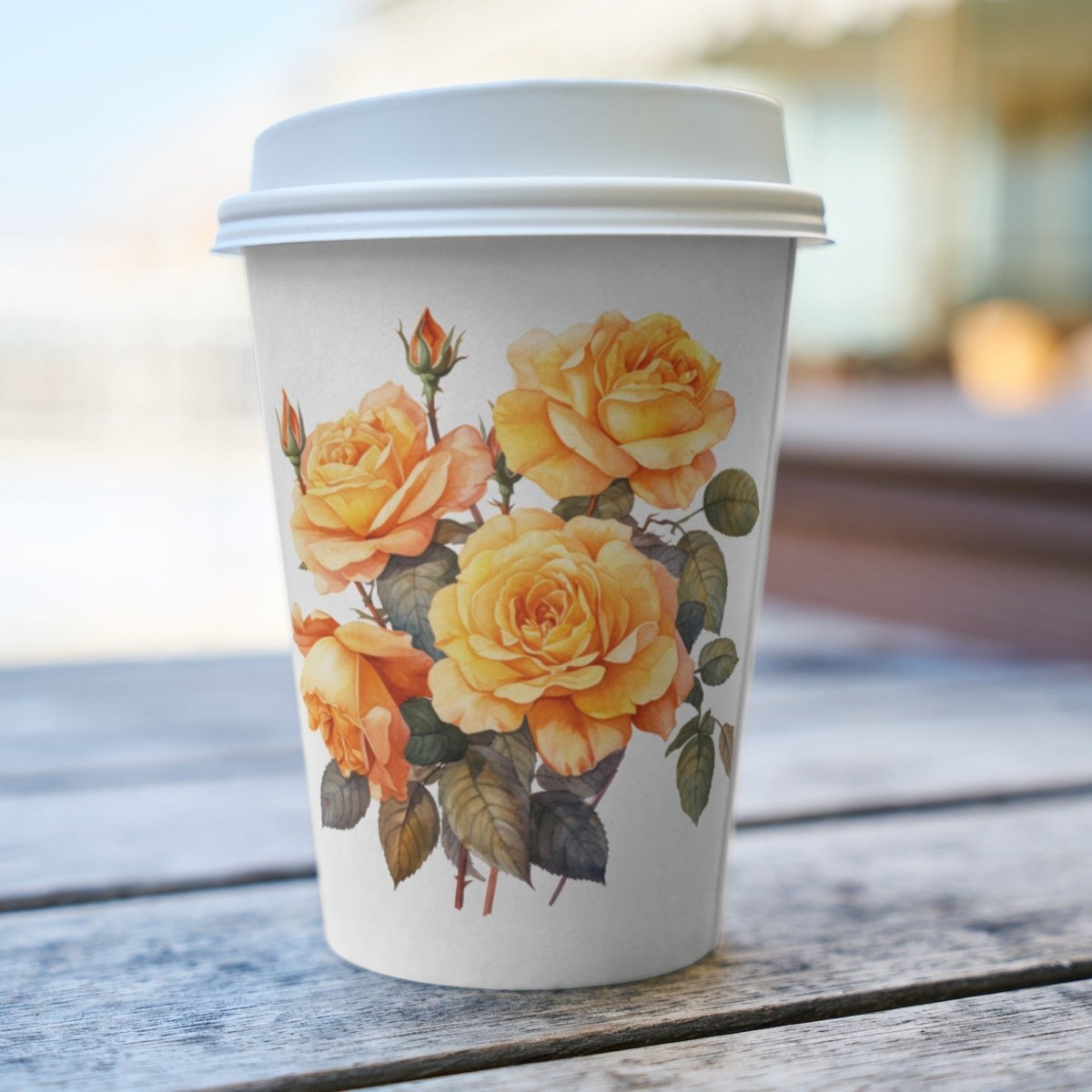 Orange Wild Rose PNG Bundle for Sublimation Clipart Bundle Transparent Background Wedding Clipart Mug Digital Download Commercial Use - Everything Pixel
