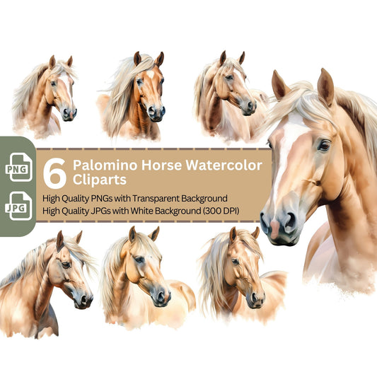 Palomino Horse Cliparts 6 High Quality PNG Animal Clipart - Everything Pixel