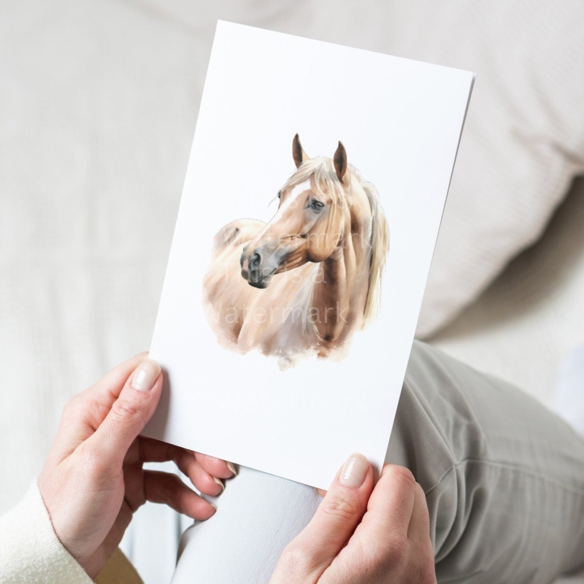 Palomino Horse Cliparts 6 High Quality PNG Animal Clipart Nursery Art Card Making Clip Art Digital Paper Craft Horse Sublimation Design - Everything Pixel