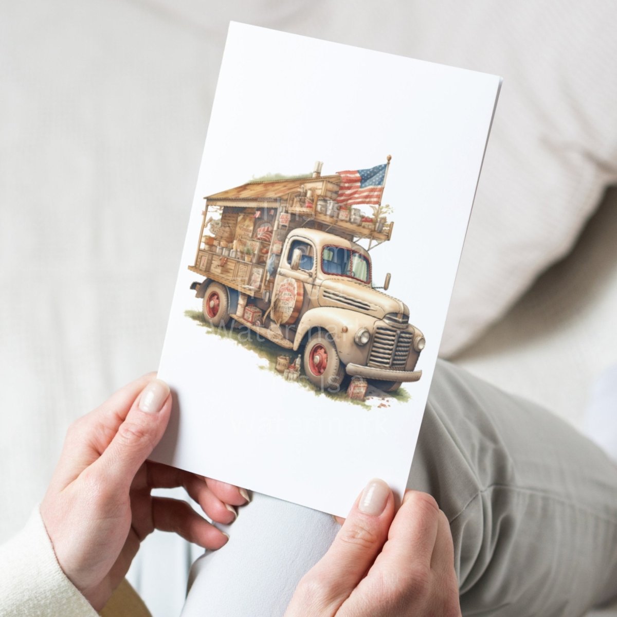 Patriotic Vintage Truck PNG Clip Art Bundle Sublimation Tumbler Design 4th of July Card Making Shirt Design Independence Day Clipart - Everything Pixel