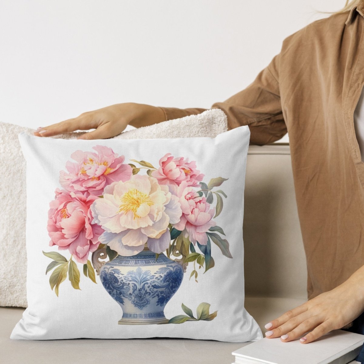 Peonies in Vase 6x PNG Clip Art Bundle Illustration Art Sublimation Design Invitation Card Crafting T-Shirt Clipart Wedding Decor Scrapbook - Everything Pixel