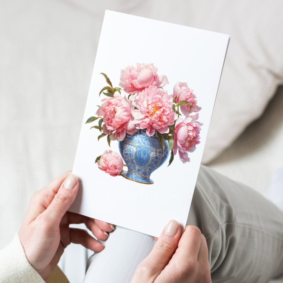 Pink Peonies in Vase 6x PNG Clip Art Bundle Floral Artwork Sublimation Design Invitation Card Crafting T-Shirt Wedding Clipart Scrapbook - Everything Pixel