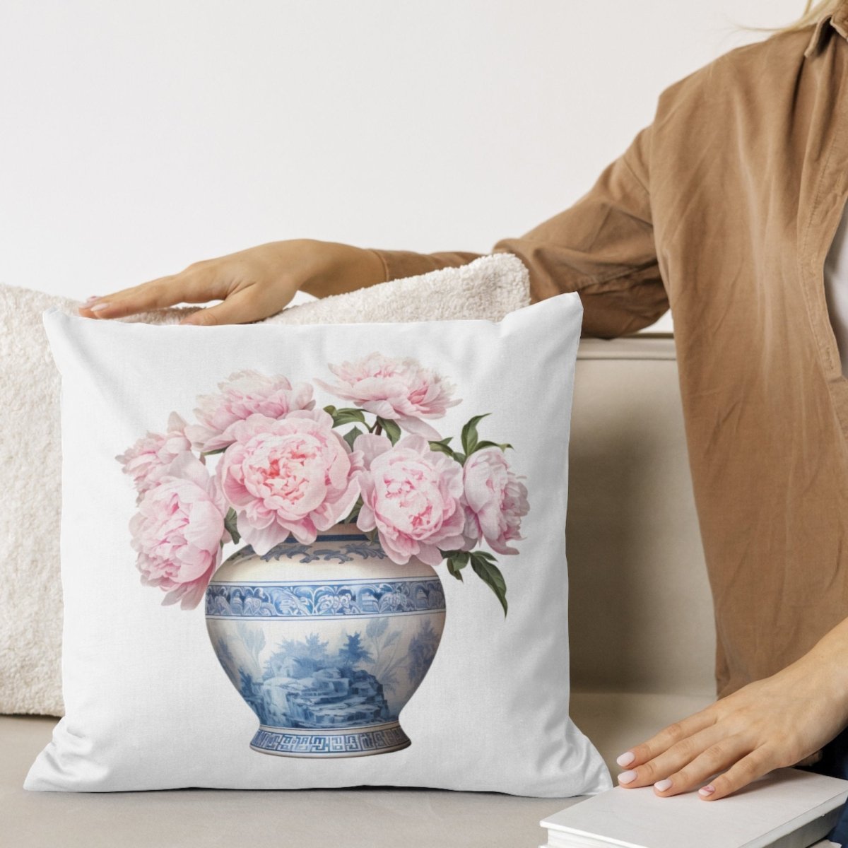 Pink Peonies in Vase 6x PNG Clip Art Bundle Floral Artwork Sublimation Design Invitation Card Crafting T-Shirt Wedding Clipart Scrapbook - Everything Pixel