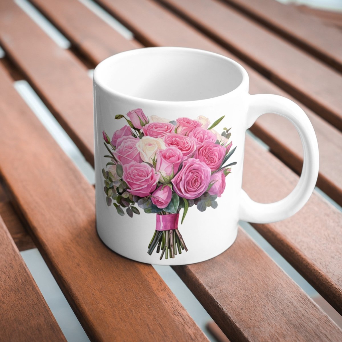 Pink Rose Bouquet PNG Bundle for Sublimation Clipart Bundle Transparent Background Wedding Clipart Mug Digital Download Commercial Use - Everything Pixel