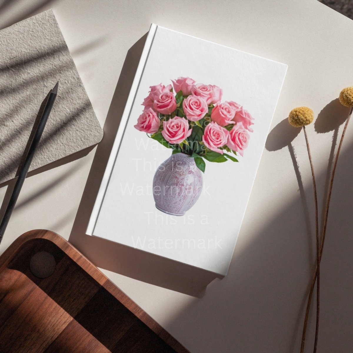 Pink Roses in Vase 6+6 PNG Bundle for Sublimation Clipart - Everything Pixel