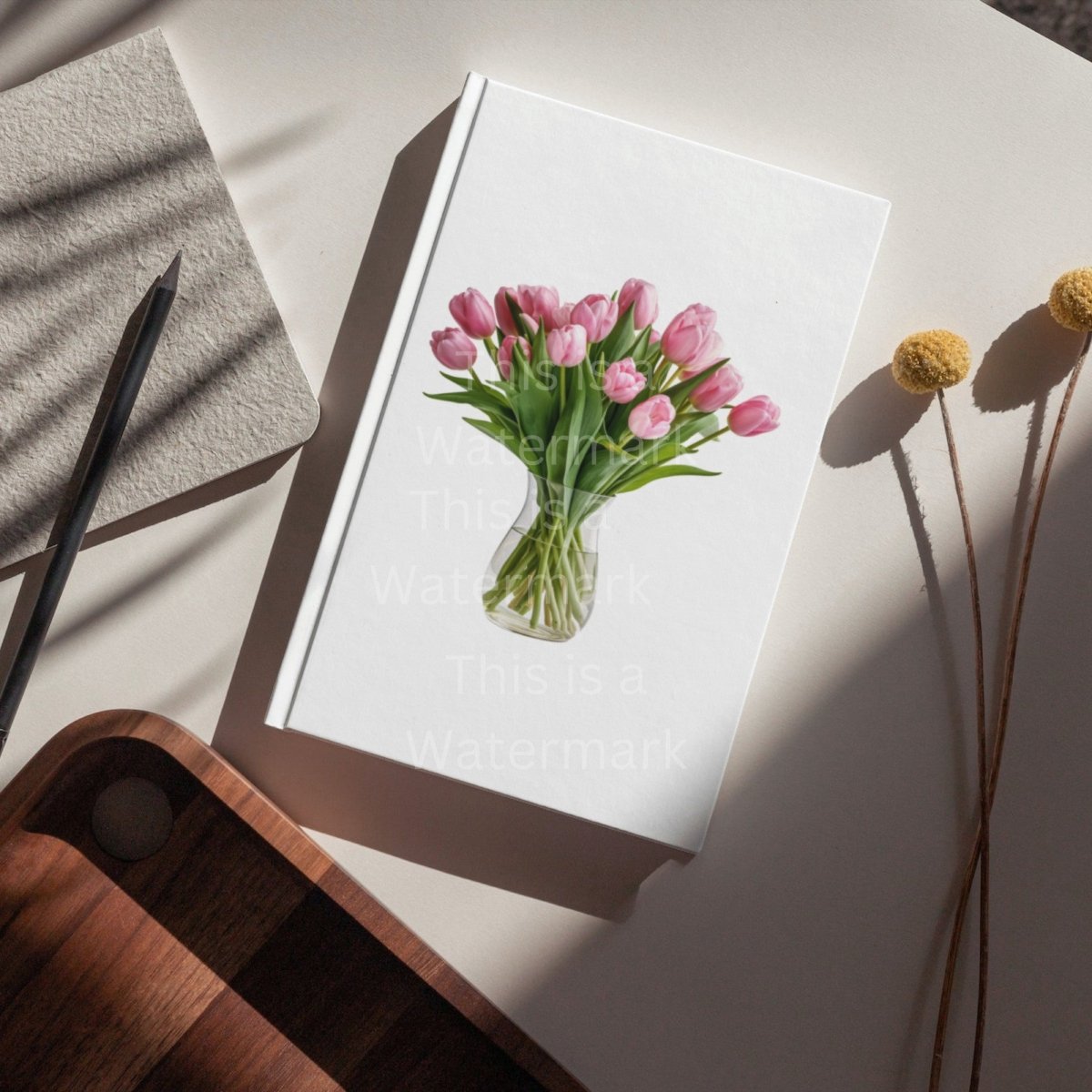 Pink Tulips in Vase 6+6 PNG Clipart Bundle, Transparent Background, Photorealistic - Everything Pixel