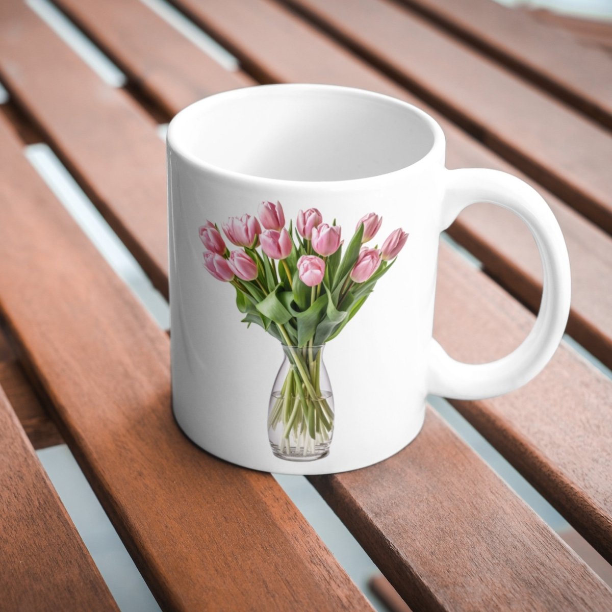 Pink Tulips in Vase 6+6 PNG Clipart Bundle, Transparent Background, Photorealistic - Everything Pixel