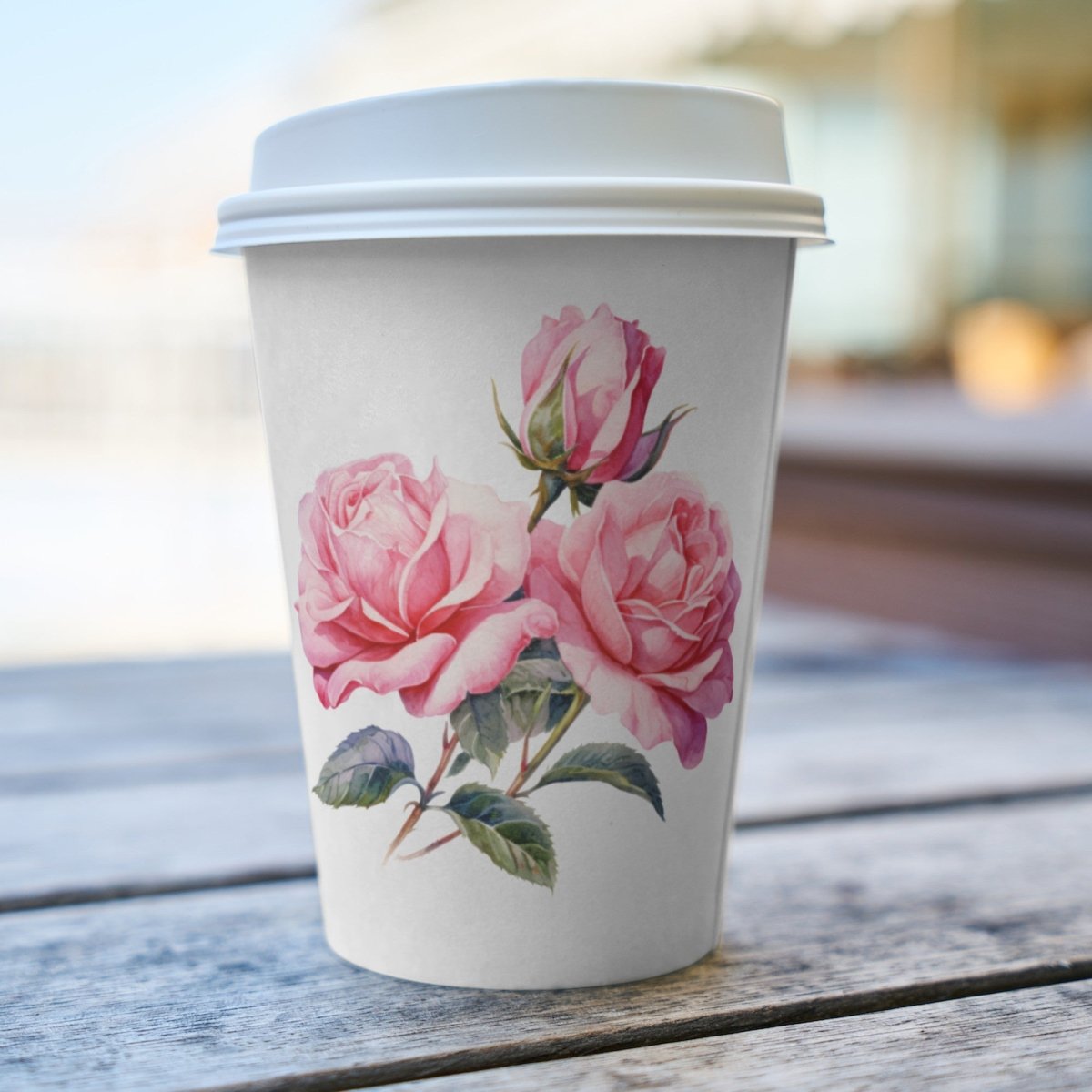 Pink Wild Rose PNG Bundle for Sublimation Clipart Bundle Transparent Background Wedding Clipart Mug Digital Download Commercial Use - Everything Pixel