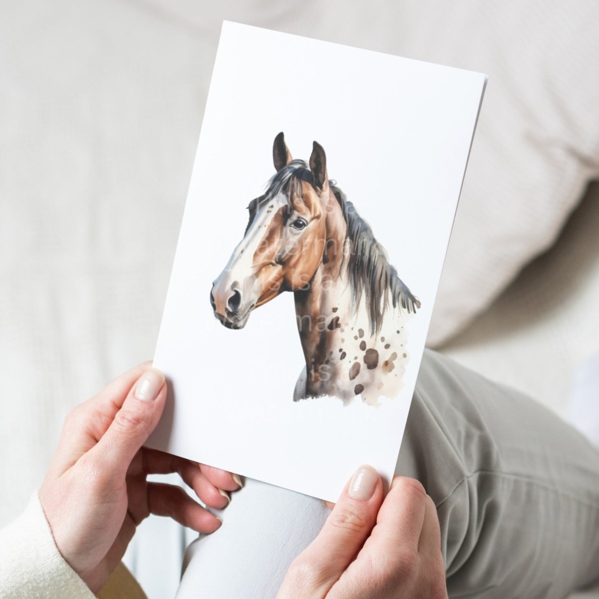 Pinto Horse Cliparts 6 High Quality PNGs Animal Clipart Nursery Art Card Making Clip Art Digital Paper Craft Horse Sublimation Design - Everything Pixel