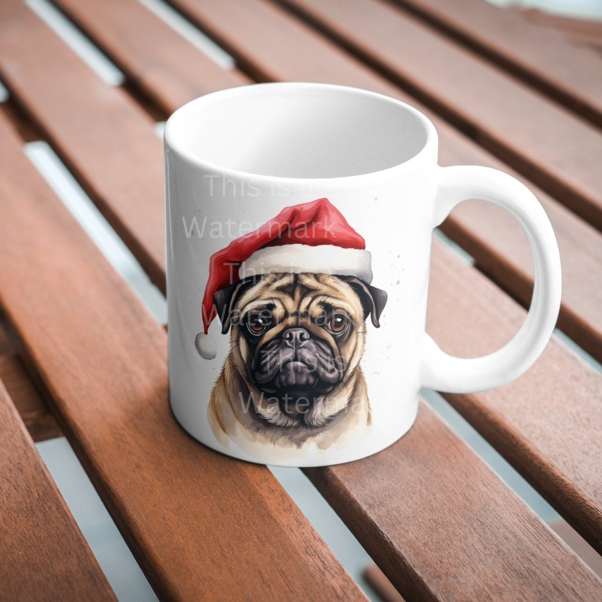 Pugs with Santa Hat 7+7 PNG Clip Art Bundle Christmas Decoration Digital Crafts Design Holiday Graphic Clipart Winter Decoration Art - Everything Pixel