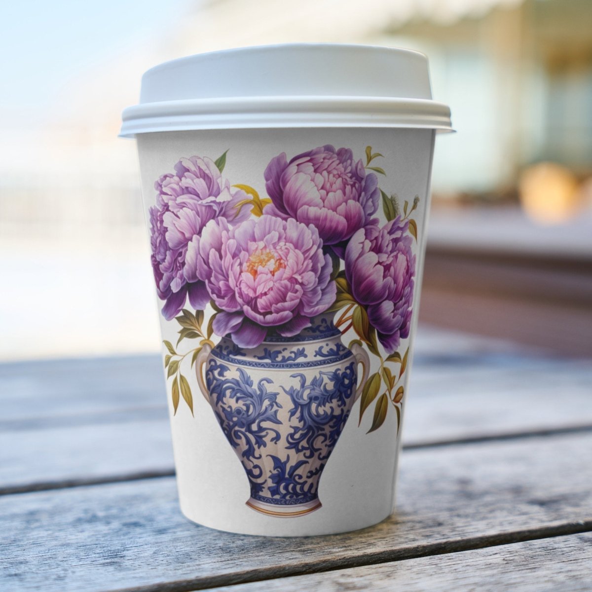 Purple Peonies in Vase 6x PNG Clip Art Bundle Floral Artwork Sublimation Design Invitation Card Crafting T-Shirt Wedding Clipart Scrapbook - Everything Pixel