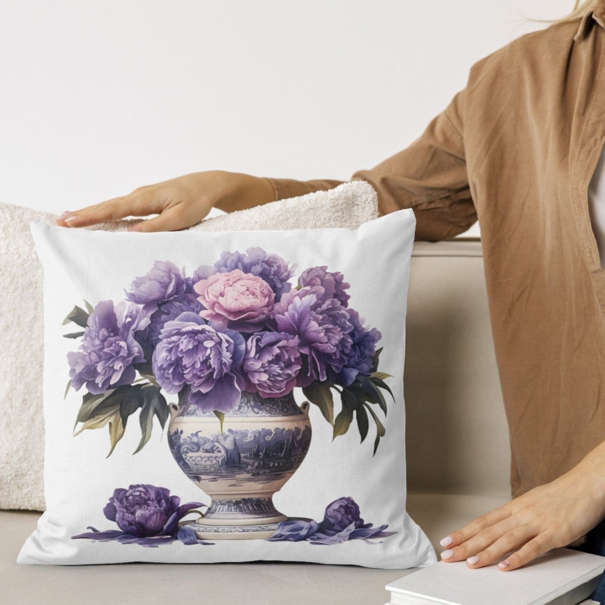 Purple Peonies in Vase 6x PNG Clip Art Bundle Floral Artwork Sublimation Design Invitation Card Crafting T-Shirt Wedding Clipart Scrapbook - Everything Pixel