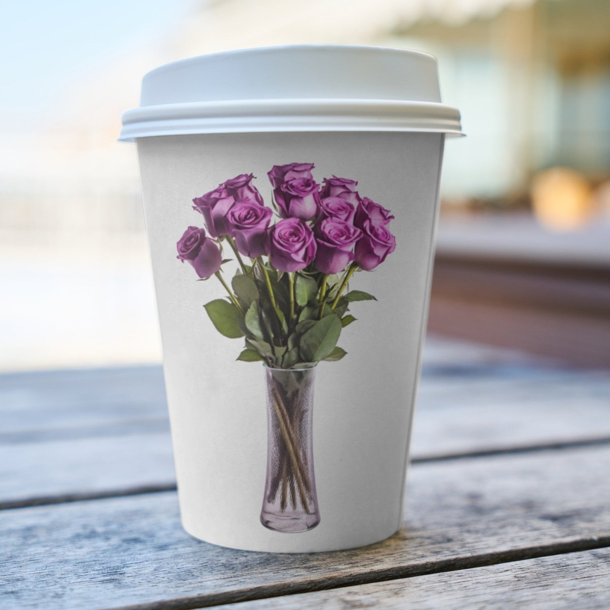 Purple Roses in Vase 6+6 PNG Bundle for Sublimation Clipart - Everything Pixel