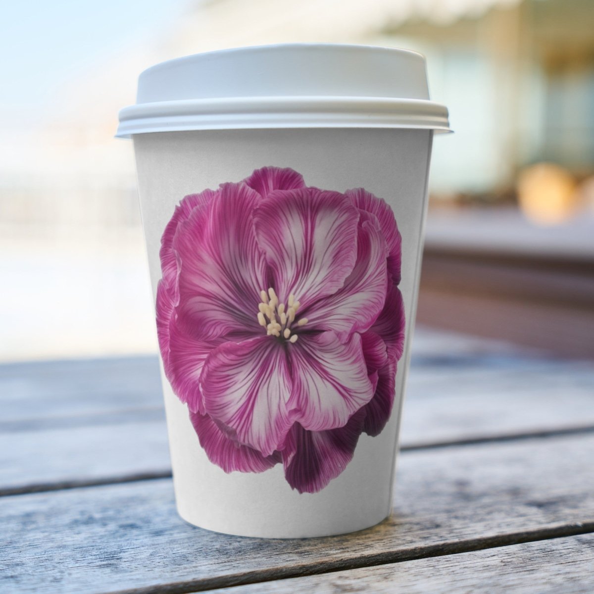 Purple Tulip Blossom 6+6 PNG Clipart Bundle, Transparent Background, Photorealistic - Everything Pixel