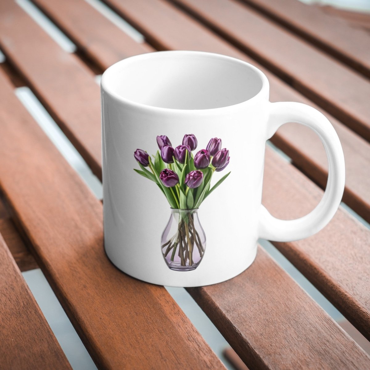 Purple Tulips in Vase 6+6 PNG Clipart Bundle,Transparent Background, Photorealistic - Everything Pixel