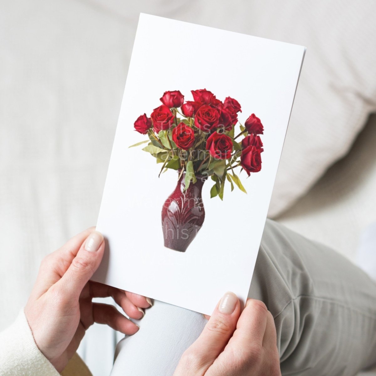 Red Roses in Vase 6+6 PNG Bundle for Sublimation Clipart - Everything Pixel