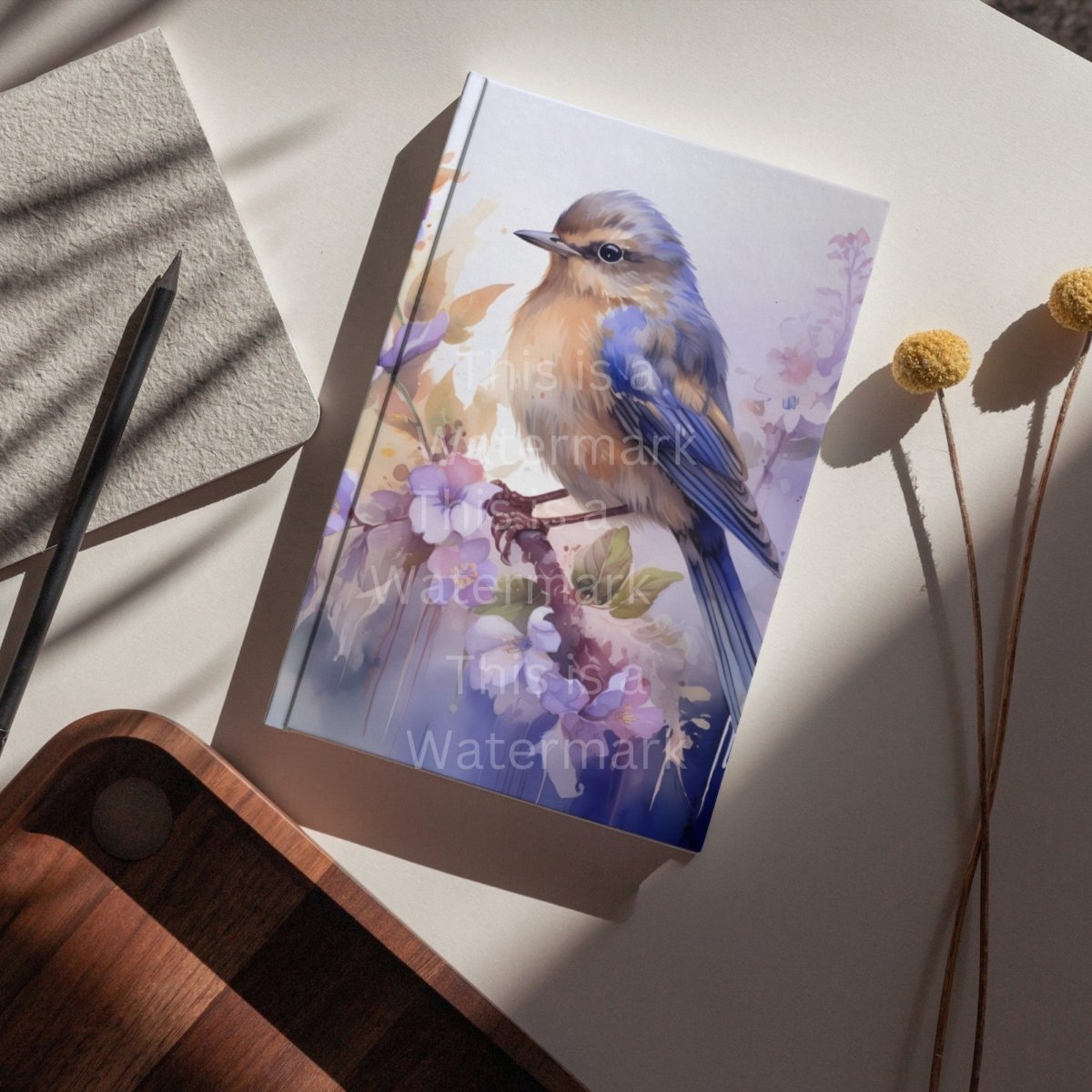 Robin Bird with Flowers Watercolor Clipart 8 High Quality JPG Nursery Art Card Making Clip Art Digital Paper Craft Bird Sublimation Clipart - Everything Pixel