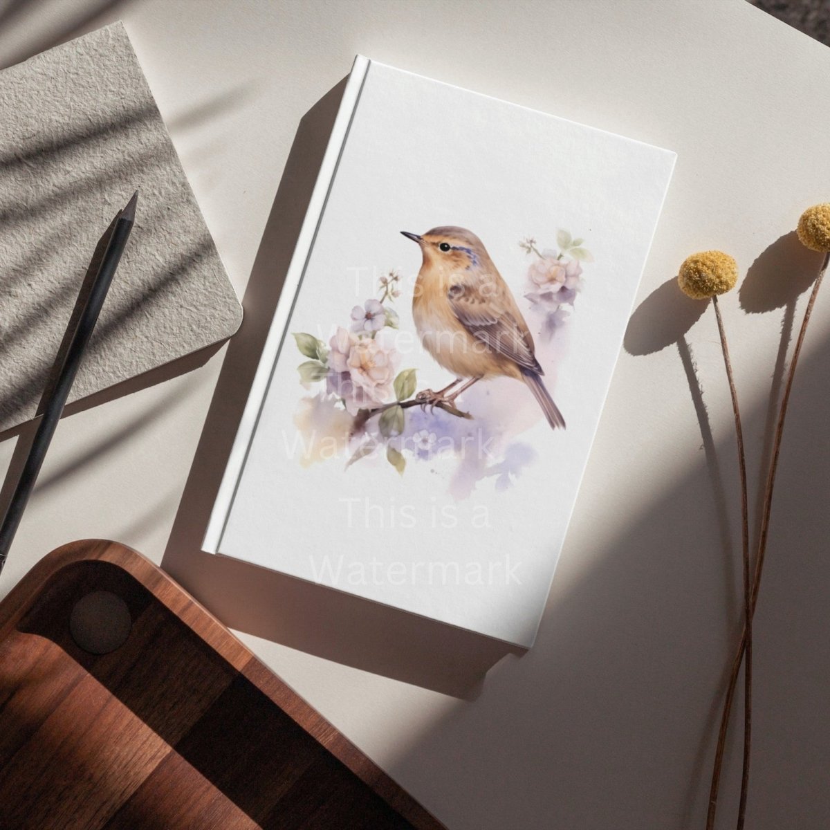Robin Bird with Flowers Watercolor Clipart 8 High Quality JPG Nursery Art Card Making Clip Art Digital Paper Craft Bird Sublimation Clipart - Everything Pixel