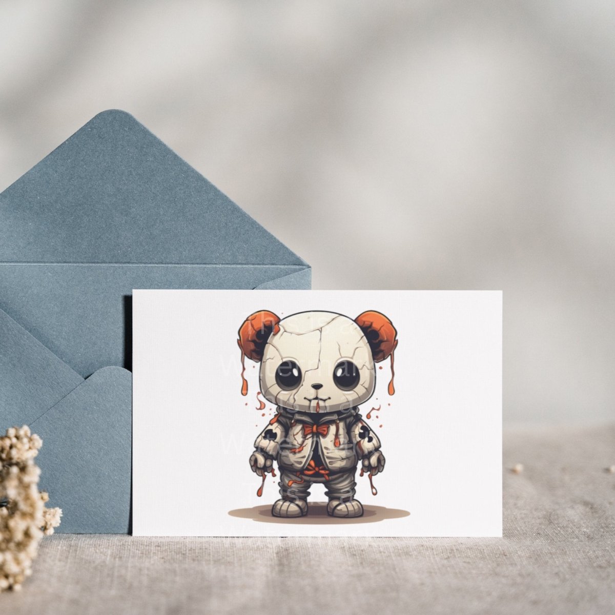 Scary Teddy Bear 7+7 PNG Clip Art Bundle Halloween Skeleton Teddy Invitation Card Design Paper Crafting Book Clipart T-Shirt Design Graphic - Everything Pixel