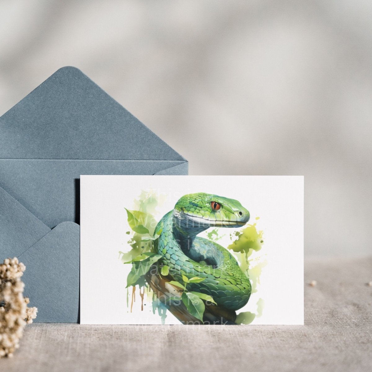Snakes 7+7 PNG Clipart Bundle Animal Illustration Card Design Paper Crafting Children Book Clip Art Graphics Snake Watercolor Artwork - Everything Pixel