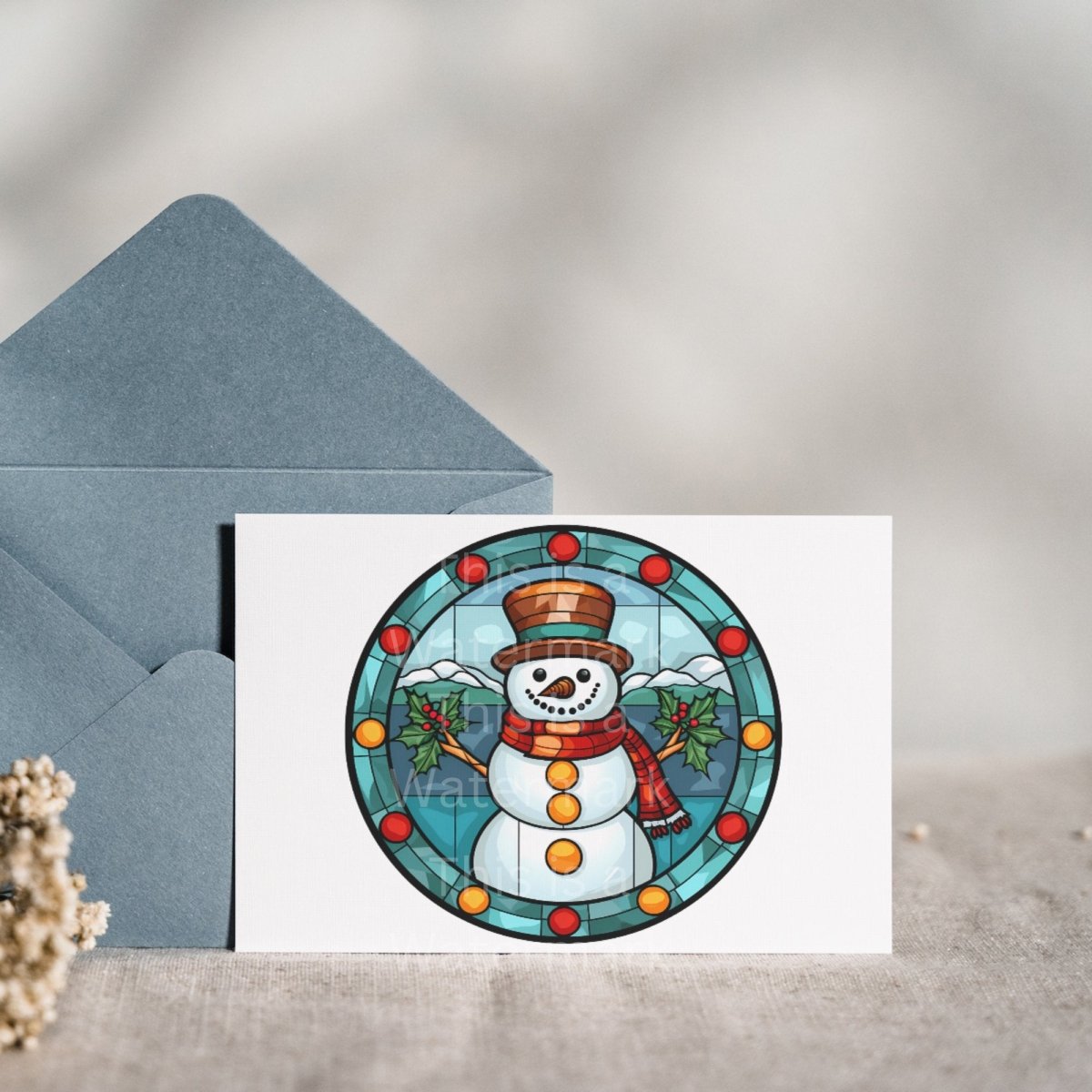 Snowman Stained Glass 7+7 PNG Clip Art Bundle Christmas Decoration Digital Crafts Design Holiday Graphic Clipart Winter Decoration Art - Everything Pixel