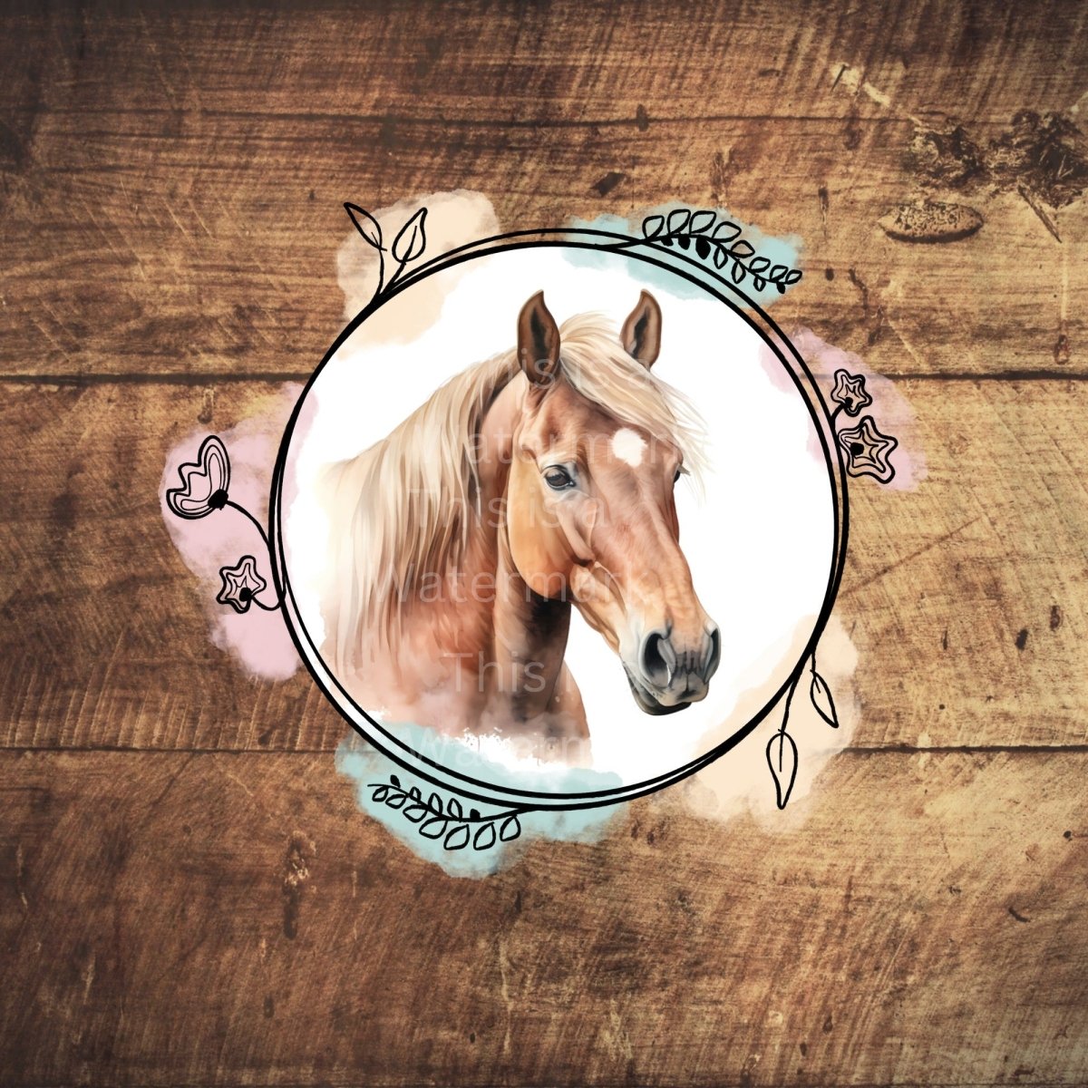 Sorrel Horse Cliparts 6 High Quality PNGs Animal Clipart Nursery Art Card Making Clip Art Digital Paper Craft Horse Sublimation Design - Everything Pixel