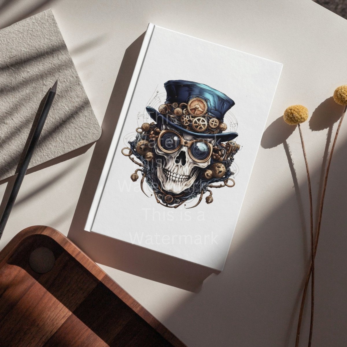 Steam Punk Skulls Clipart 7+7 PNG/JPG Bundle Gothic Graphic Spooky Paper Craft Autumn Design Junk Journals Industrial Style Sublimation - Everything Pixel