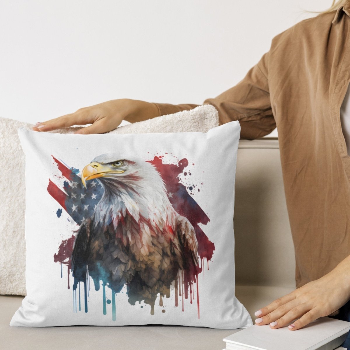 USA Patriotic Eagle Flag PNG Clip Art Bundle Sublimation Tumbler Design 4th of July Card Making Shirt Design Independence Day Clipart - Everything Pixel