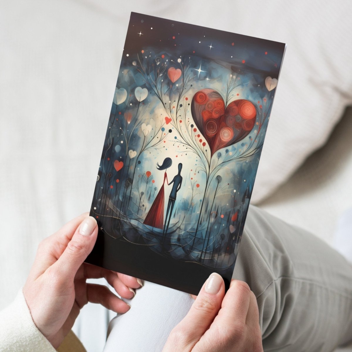Valentine's Card Cliparts 20 JPG Bundle Background for Cards Printable Sheet Whimsical Love Motifs Romantic Paper Crafting Valentines Day - Everything Pixel