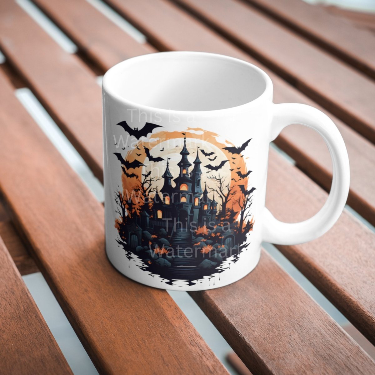 Vampire Castle Halloween 7+7 PNG Clipart Bundle Halloween Invitation Card Design Paper Crafting Book Clip Art Bats Full Moon Graphics - Everything Pixel