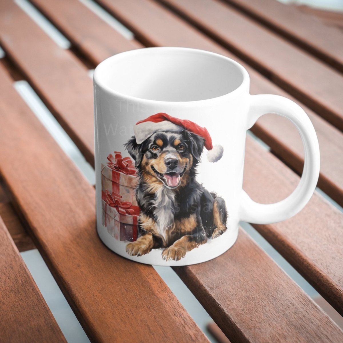 Watercolor Christmas Dogs Clipart 20 PNG Bundle Sublimation Graphic Seasonal Winter Animal POD Design Santa Hat Dog Clipart Dog Breeds - Everything Pixel