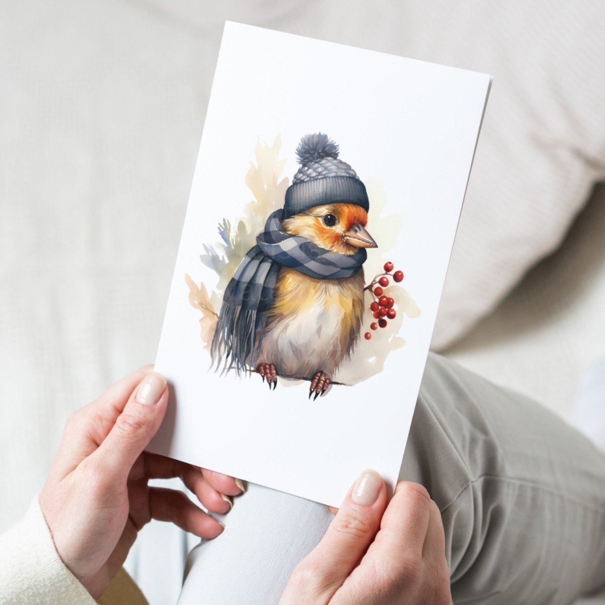Winter Birds with Bobble Hat Clipart 20 PNG Bundle Seasonal Watercolor Images Junk Journal Graphic Feathered Friends Scrapbook Clipart - Everything Pixel