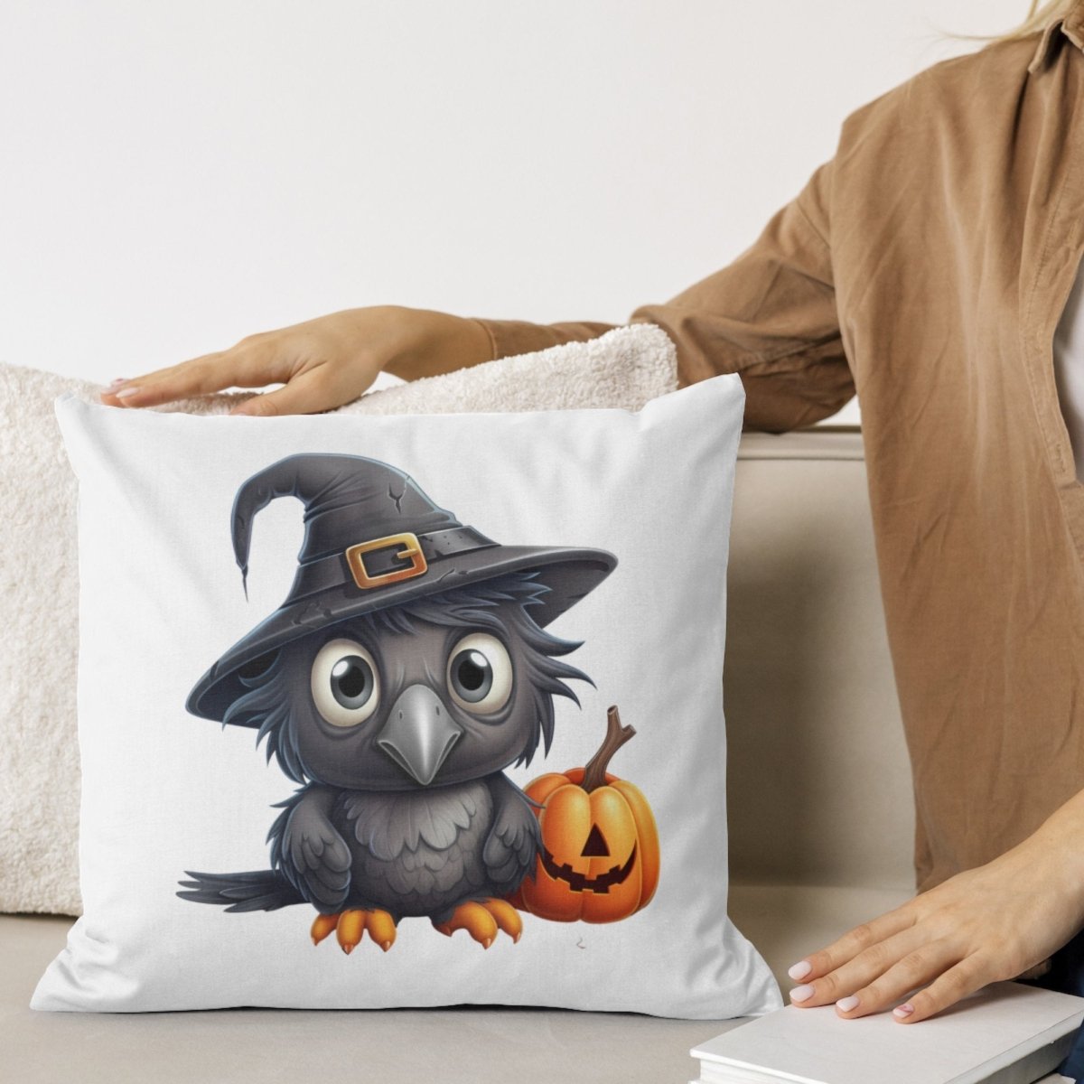 Witchy Halloween Crow 7+7 PNG Clip Art Bundle Invitation Card Design Paper Crafting Book Clipart Halloween Children Novel Graphics - Everything Pixel