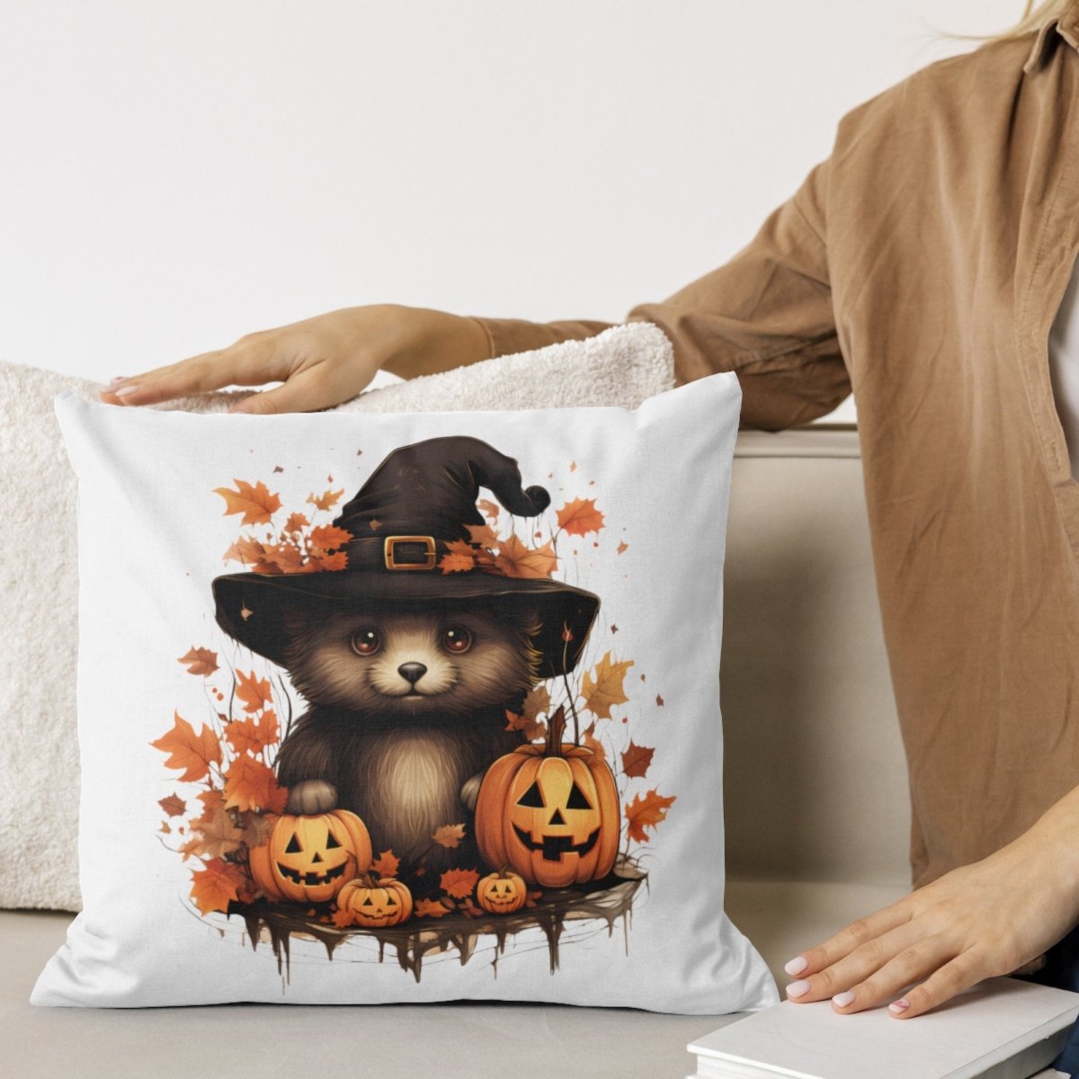 Witchy Halloween Teddy Bear 7+7 PNG Clip Art Bundle Invitation Card Design Paper Crafting Book Clipart Halloween Children Novel Graphics - Everything Pixel