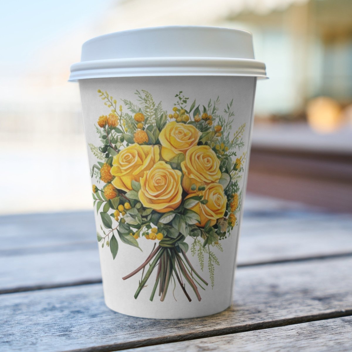 Yellow Rose Bouquet PNG Bundle for Sublimation Clipart Bundle Transparent Background Wedding Clipart Mug Digital Download Commercial Use - Everything Pixel