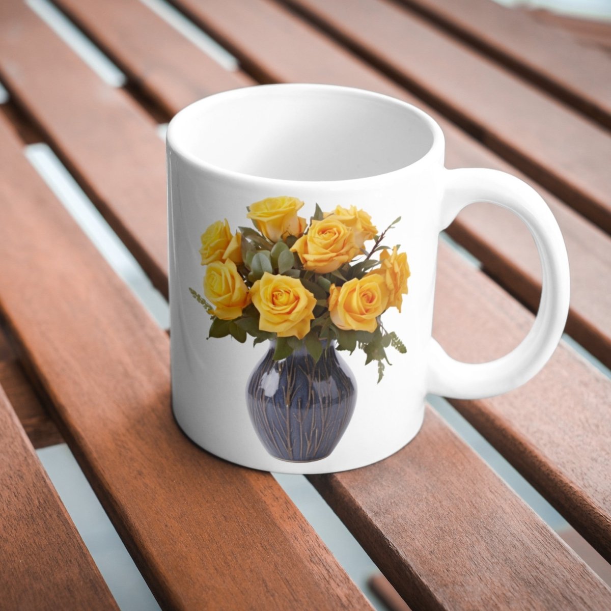 Yellow Roses in Vase 6+6 PNG Bundle for Sublimation Clipart - Everything Pixel