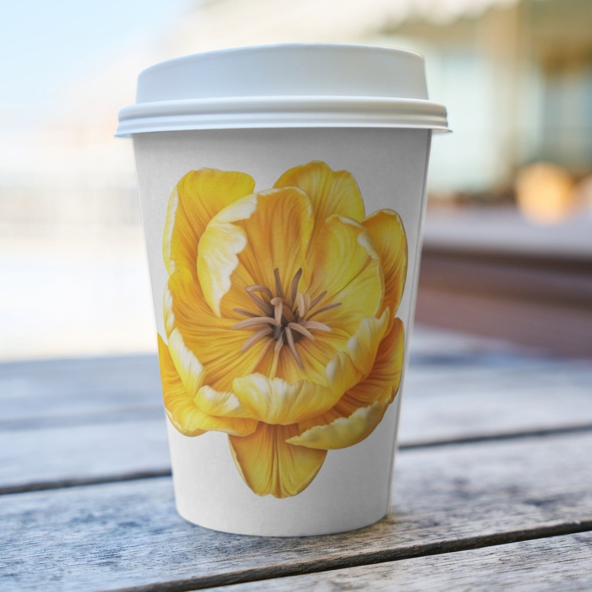 Yellow Tulip Blossom 6+6 PNG Clipart Bundle, Transparent Background, Photorealistic - Everything Pixel