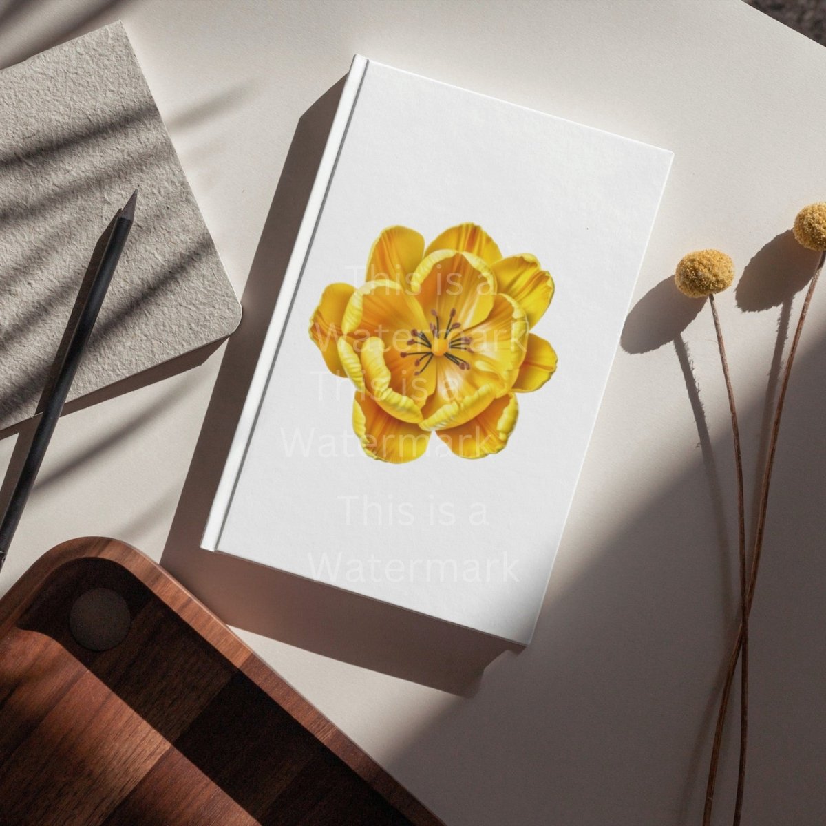 Yellow Tulip Blossom 6+6 PNG Clipart Bundle, Transparent Background, Photorealistic - Everything Pixel