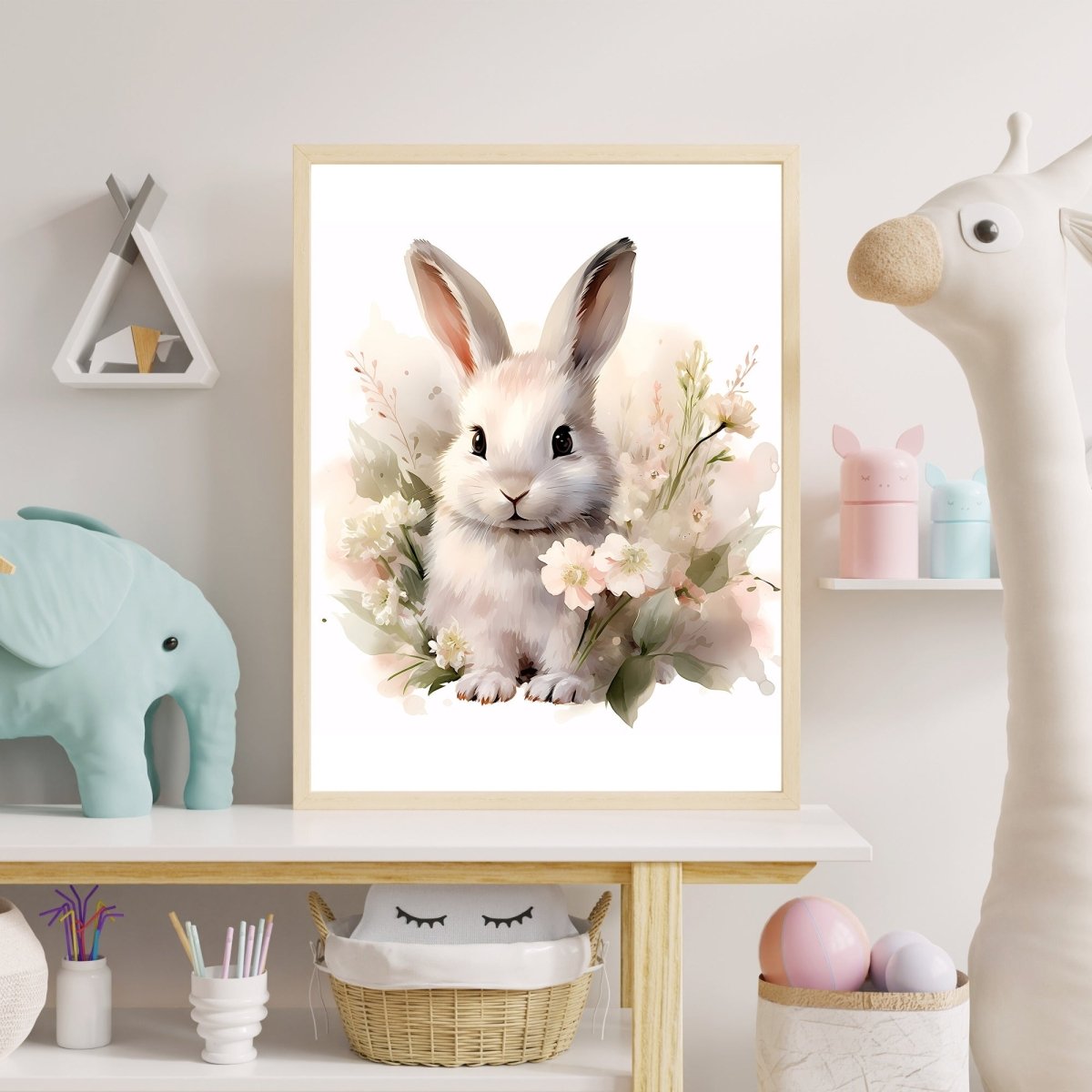 Nursery Wall Art - Animals - Everything Pixel