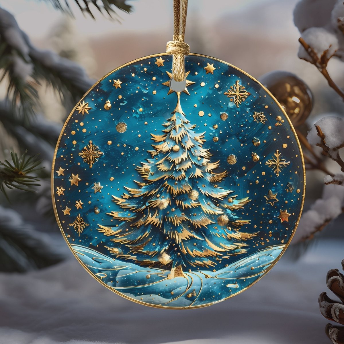 3D Christmas Ornament 20 PNG Bundle Sublimation Design Festive Round Stickers Stylish 3D Effect Round Christmas Decoration Clipart - Everything Pixel