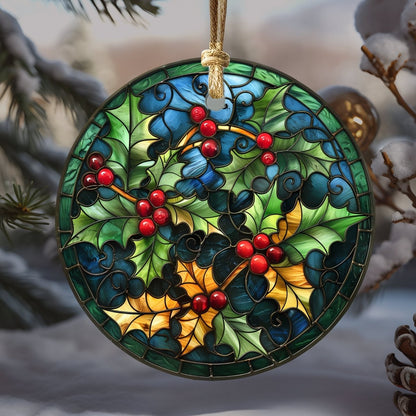 Christmas Ornaments 20 Options Ceramic Ornaments with Stained Glass Look (no relief) Festive Christmas Tree Decor Religious Decor - Everything Pixel