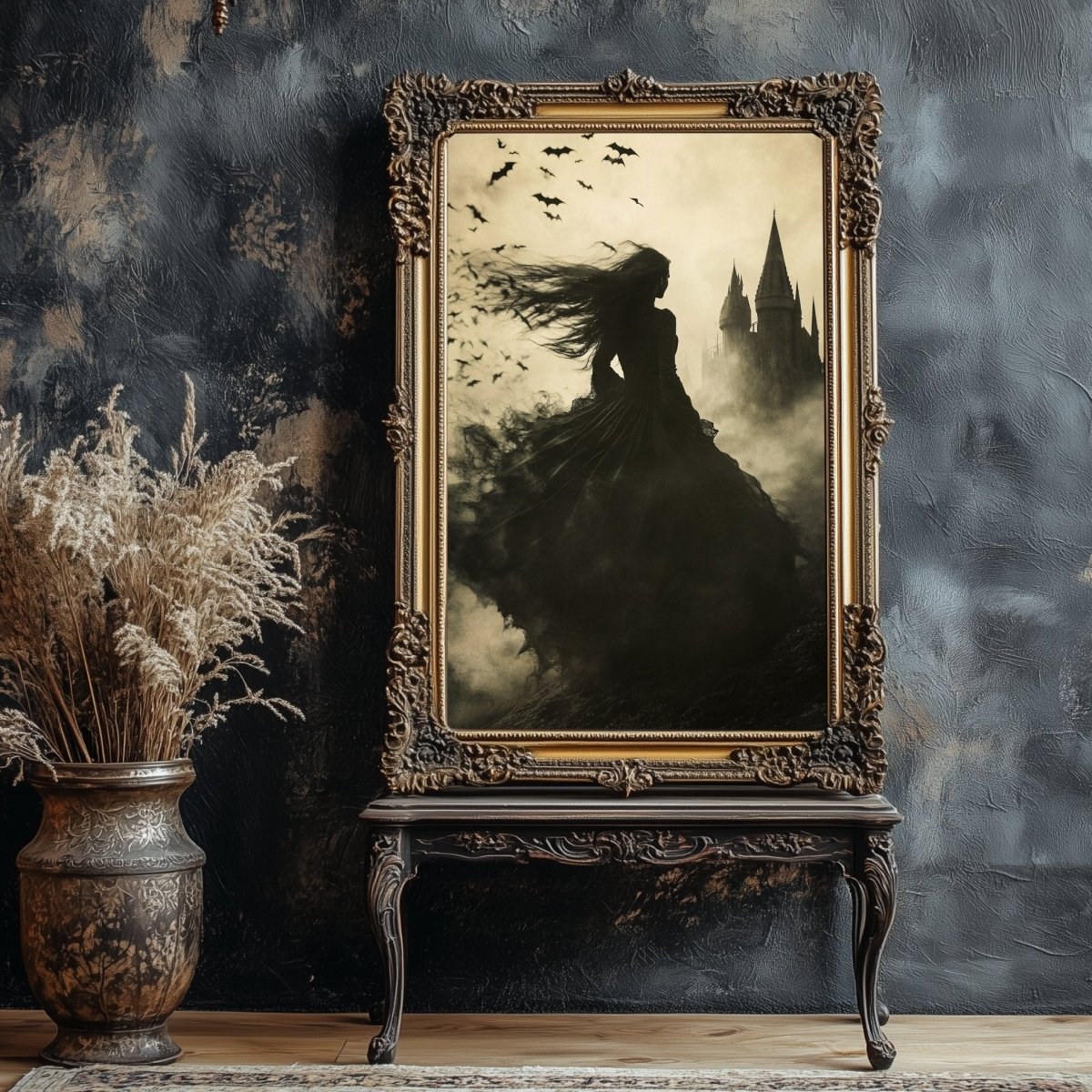 Dark Fairytale Witch & Gothic Castle Wall Art - Dark Fairytale Home Decor - Everything Pixel