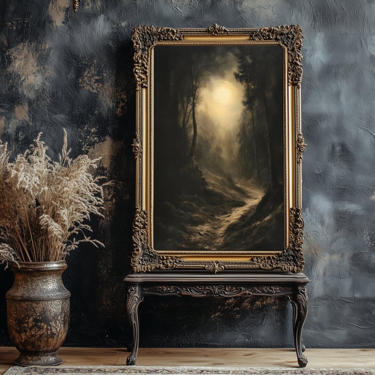 Haunting Forbidden Forest Wall Art Print - Wizarding Mystical Decor - Everything Pixel