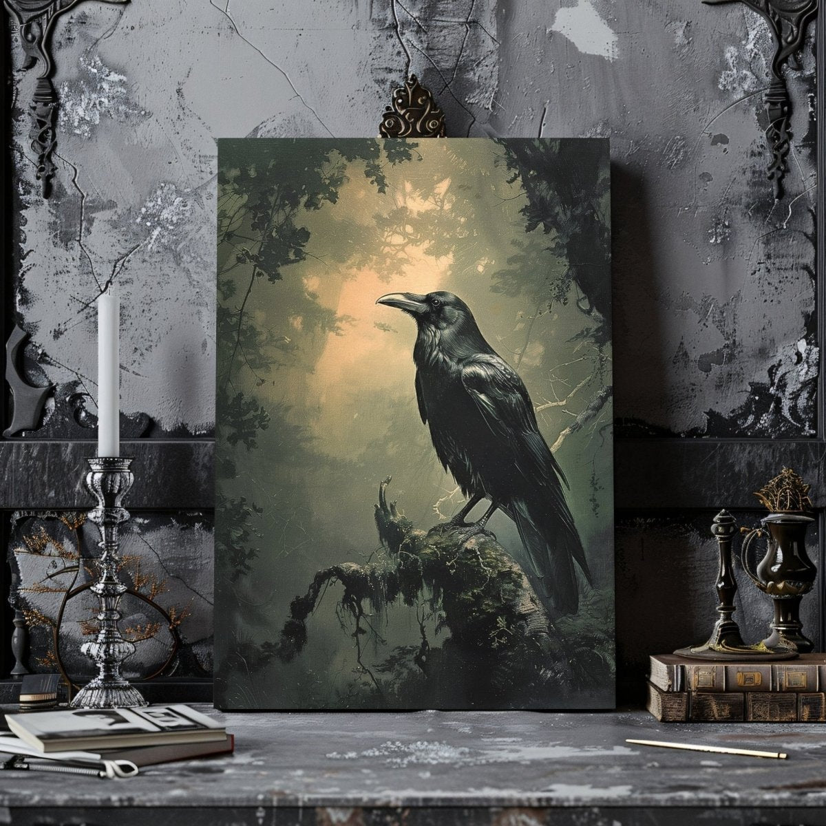 Canvas Art Print Fantasy | Wall cheapest Art Forest Creatures | Gothic Home Decor Fantasy | Silvan Gods by Lord Gibson