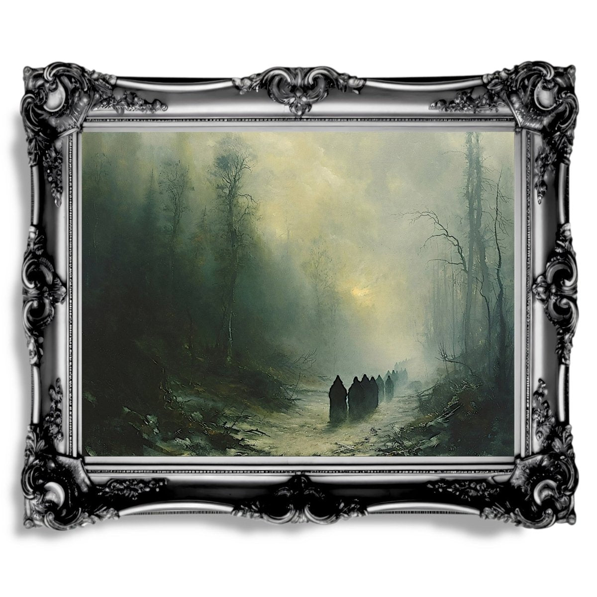 Procession in Misty Forest - Wall Art Print - Everything Pixel