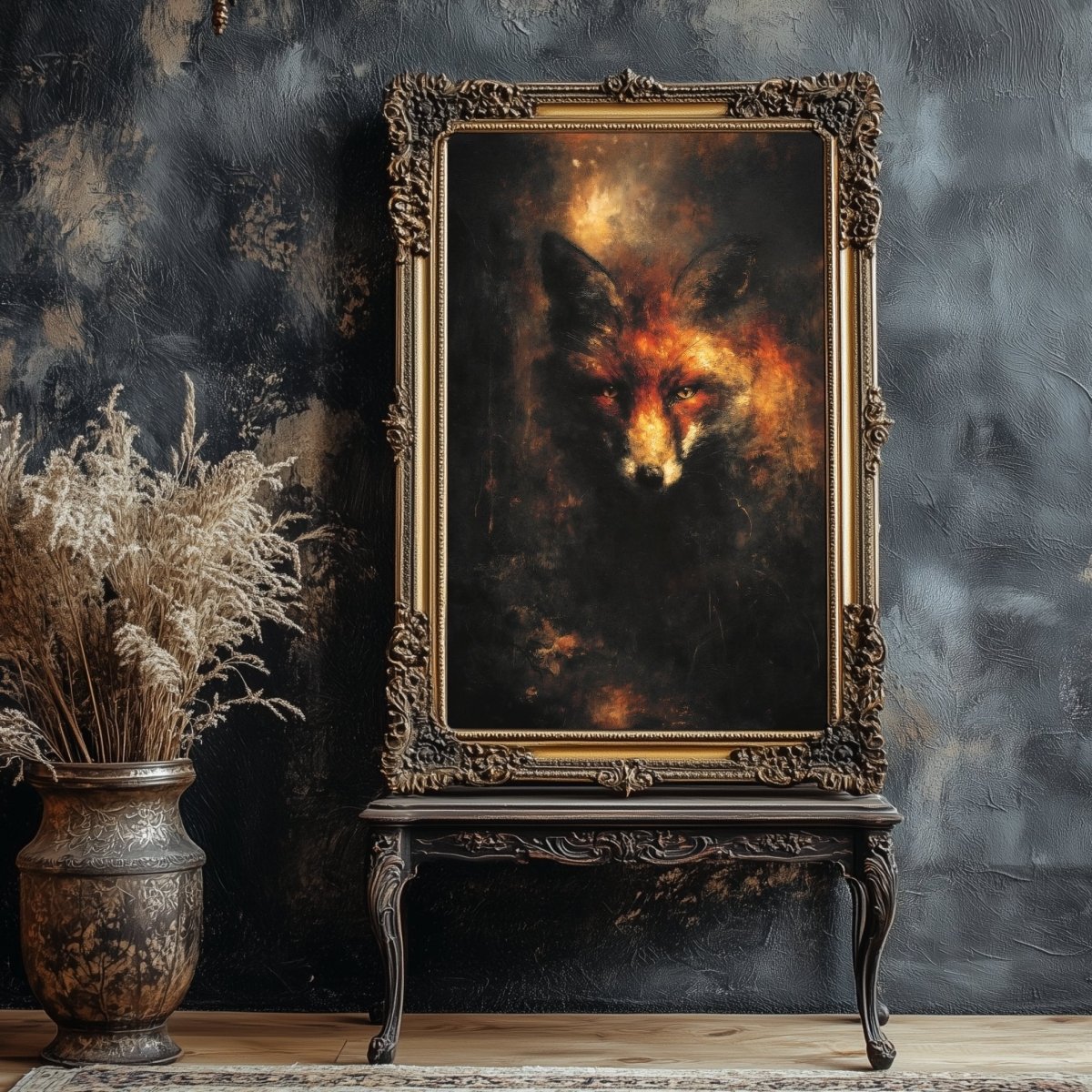 Reynard Fox Wall Art Print - Gothic Folklore Fantasy Decor - Everything Pixel