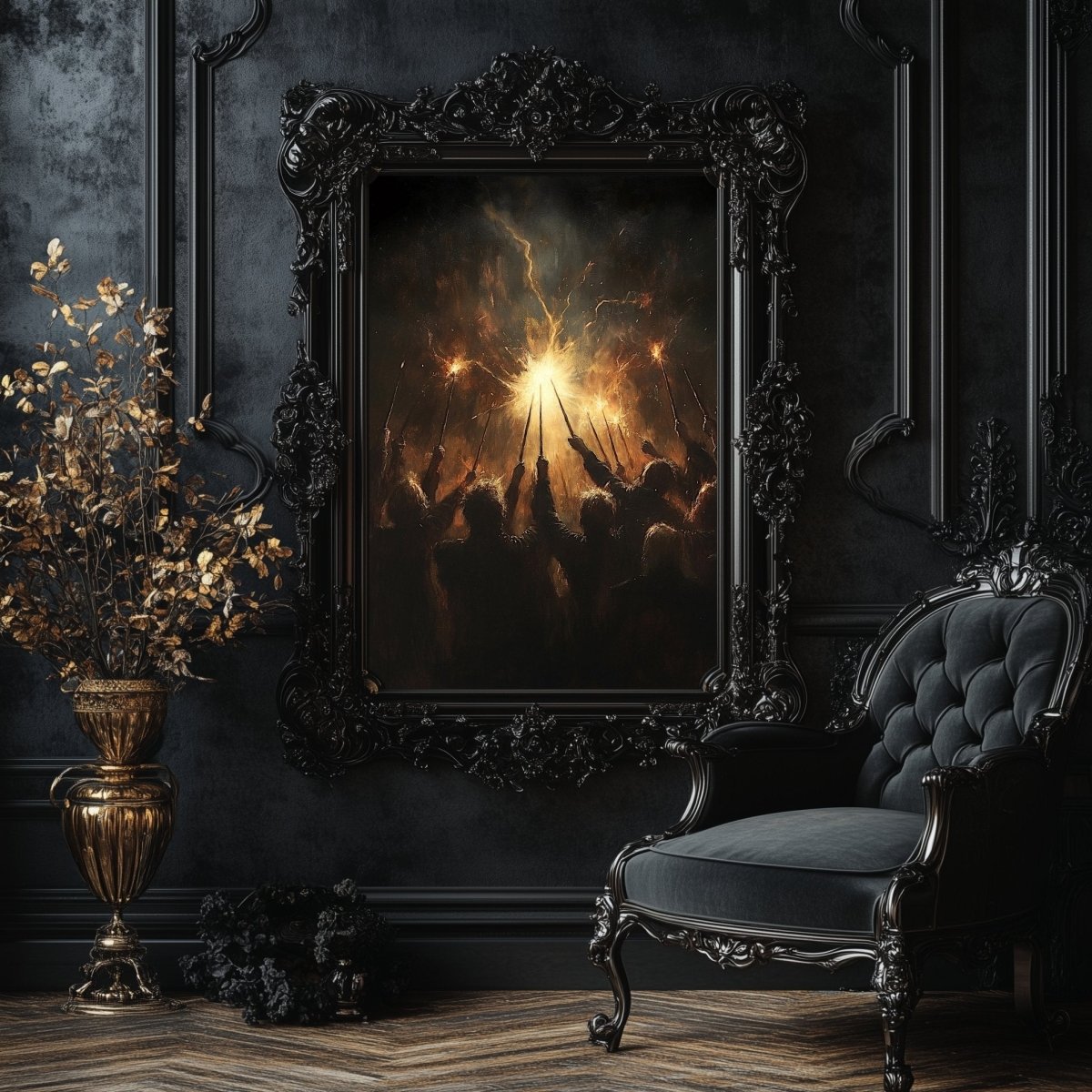 Wizards’ Ritual Wall Print – Mystical Magic Art – Everything Pixel