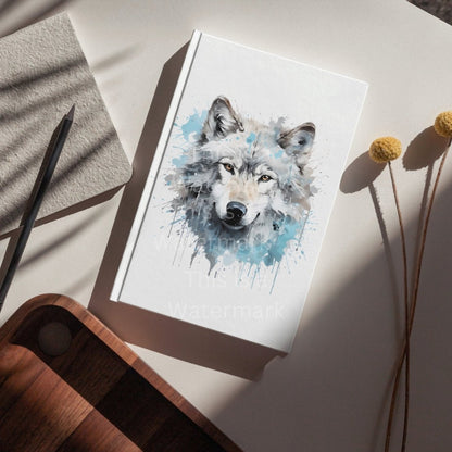 Arctic Wolf Clipart 7+7 PNG Bundle Watercolor Artwork Paper Crafting Junk Journals Nursery Wall Art T-Shirt Design Nature Animal Graphic - Everything Pixel